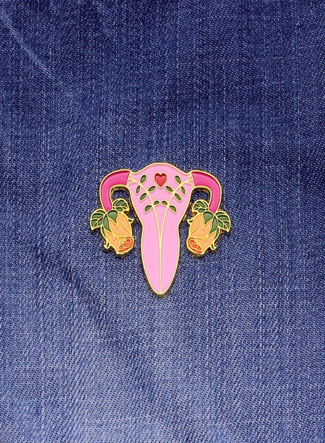 CUFTS Feminist Uterus Enamel Pin Blooming Uterus Female Women Rights Reproductive Rights Metal Brooch Jewelry Gifts for Her - Image 5